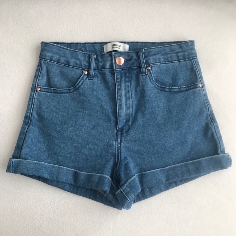 Forever 21 High Waisted Denim Shorts